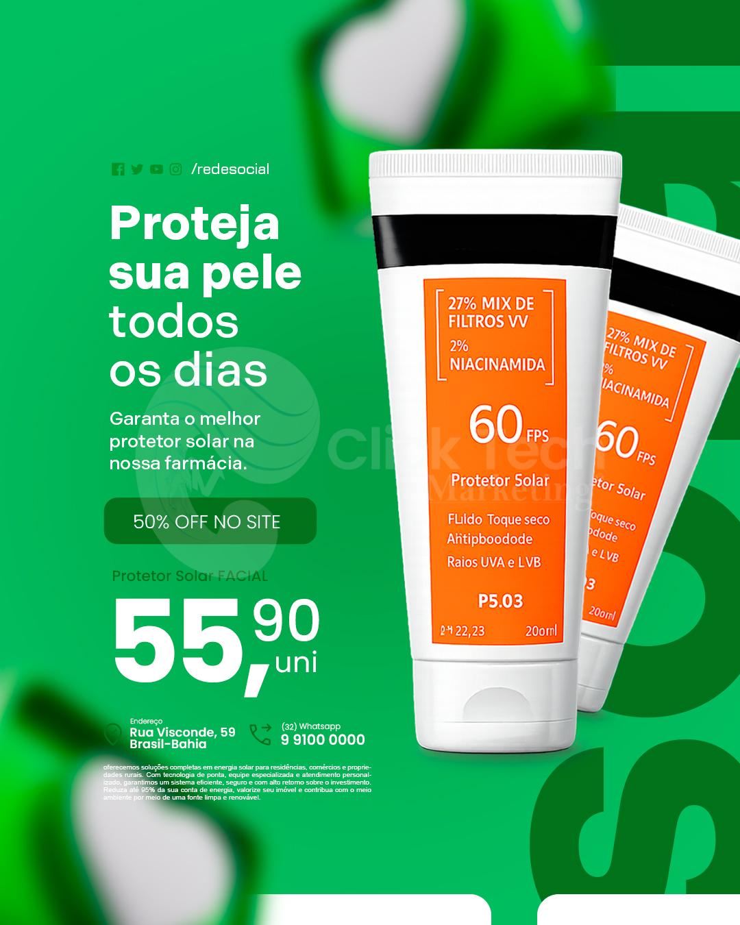 Proteja sua pele