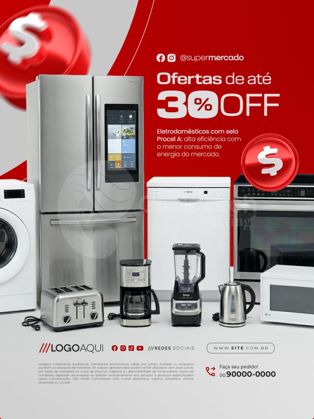 Ofertas de até 30%
