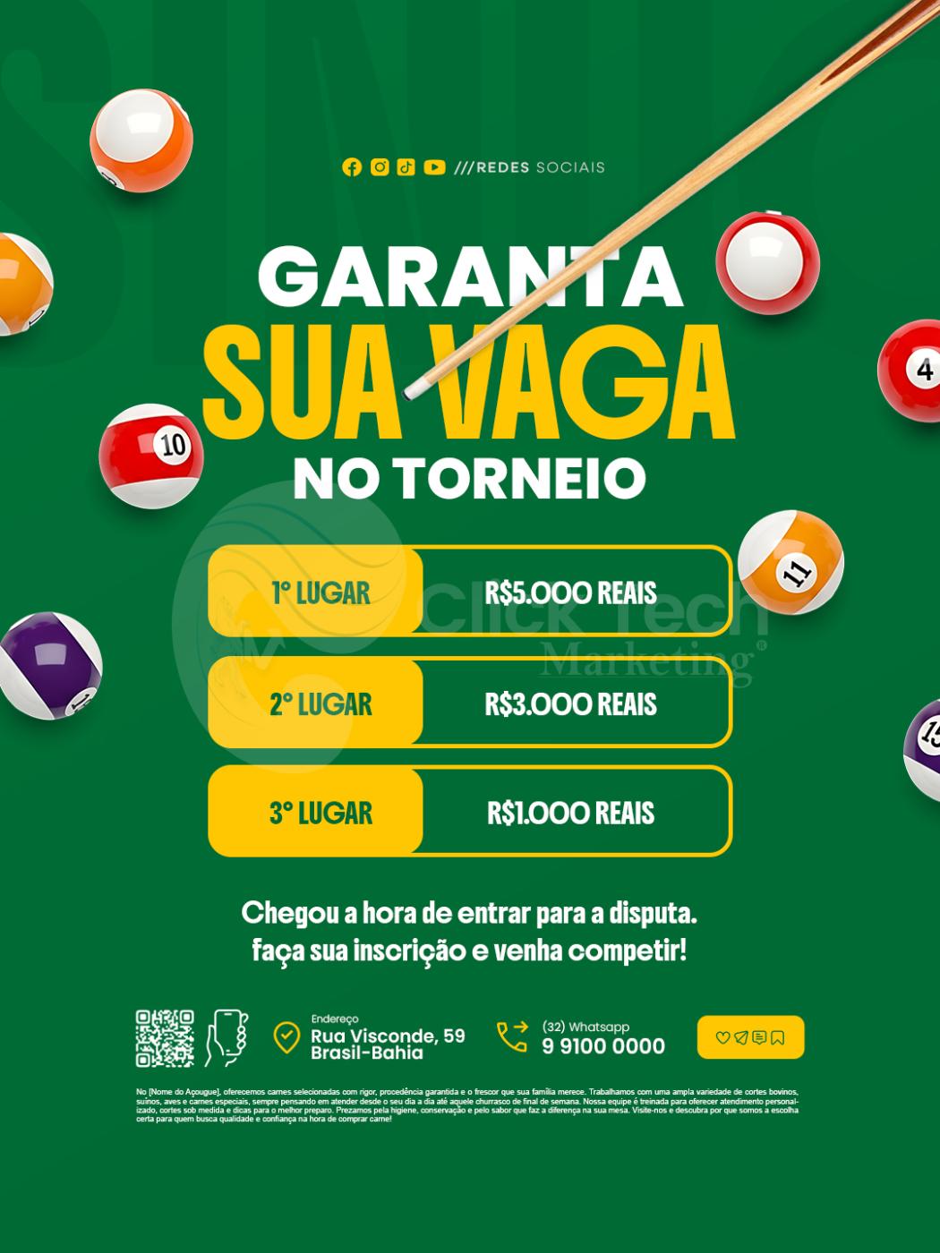 Garanta sua vaga