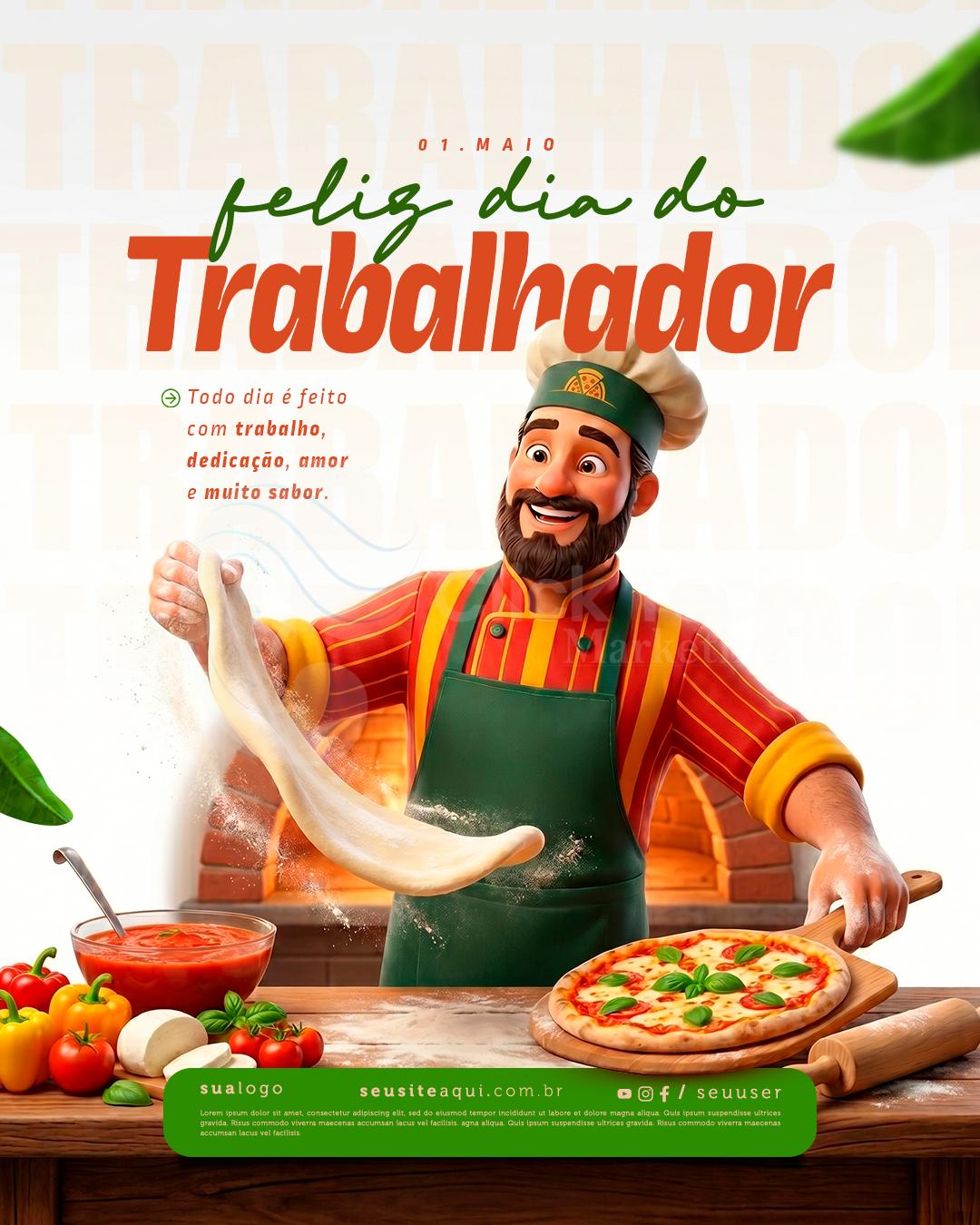 Feliz dia do trabalhador