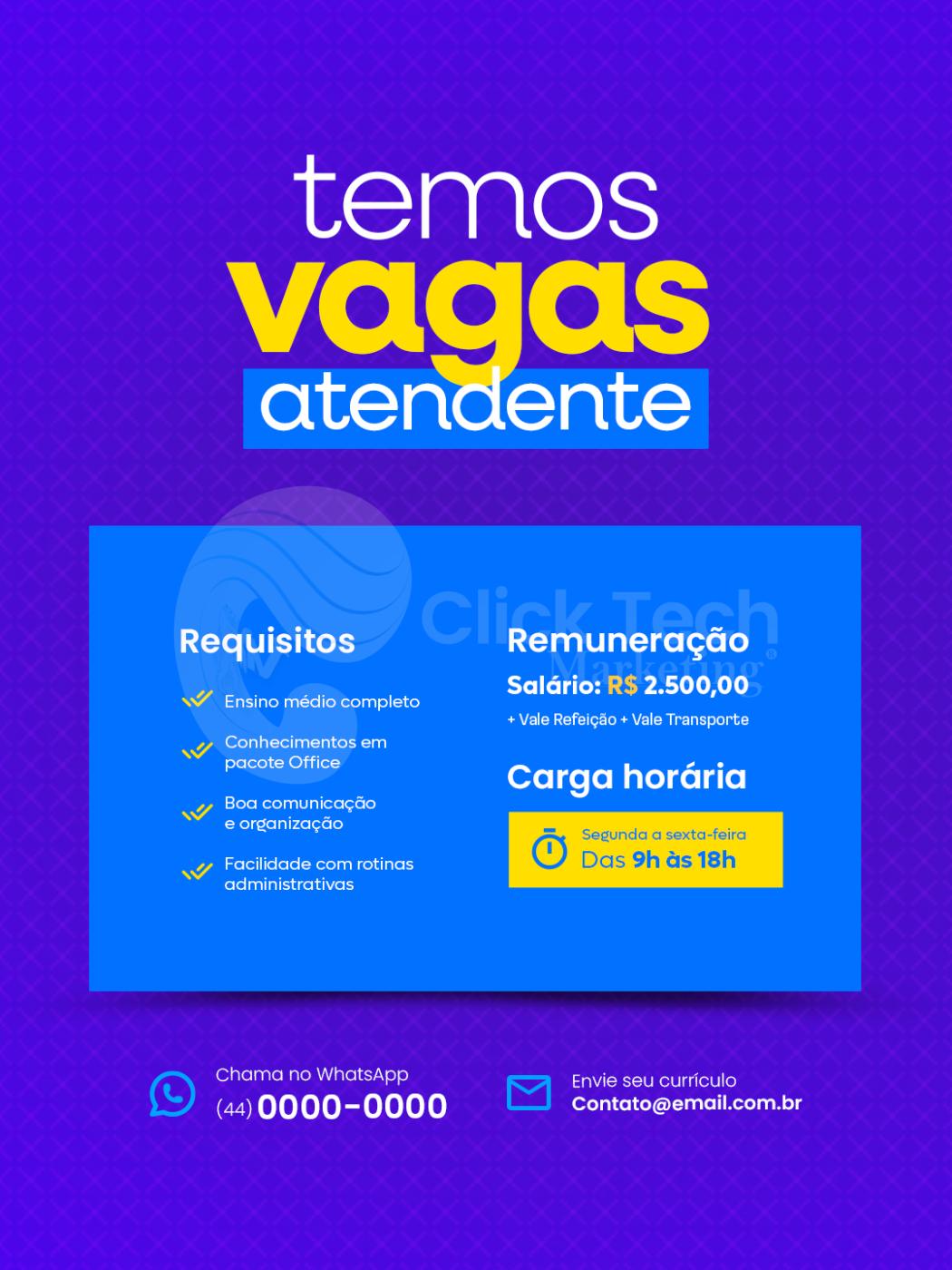 Temos vaga
