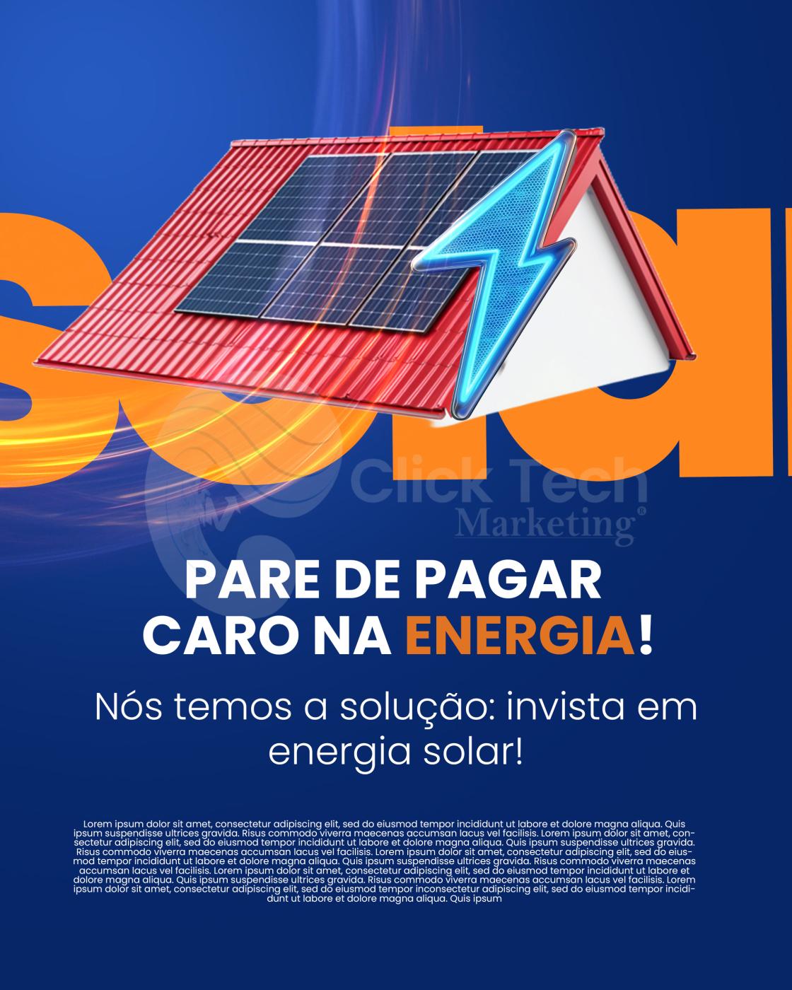 Pare de pagar caro a energia