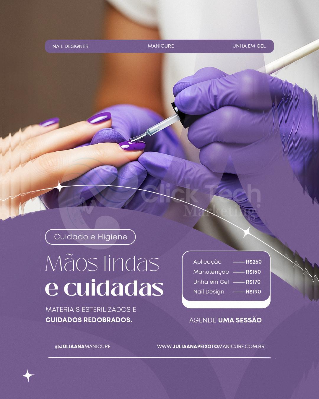Mãos lindas e cuidadas