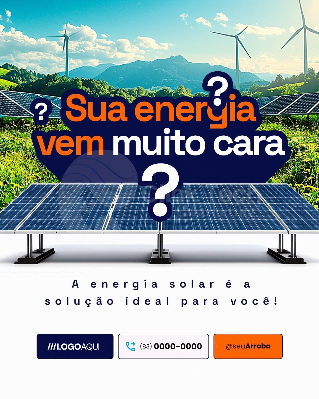 Sua energia vem muito cara