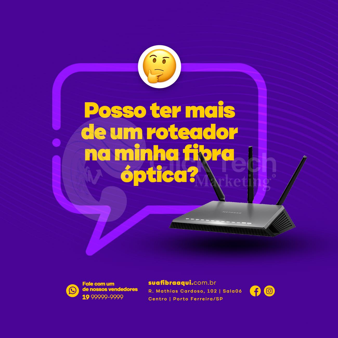 Posso ter mais de um roteador