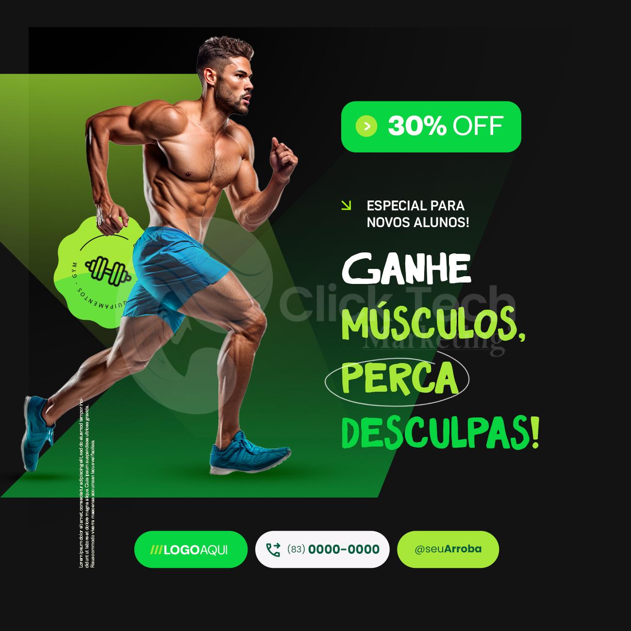 Ganhe músculos