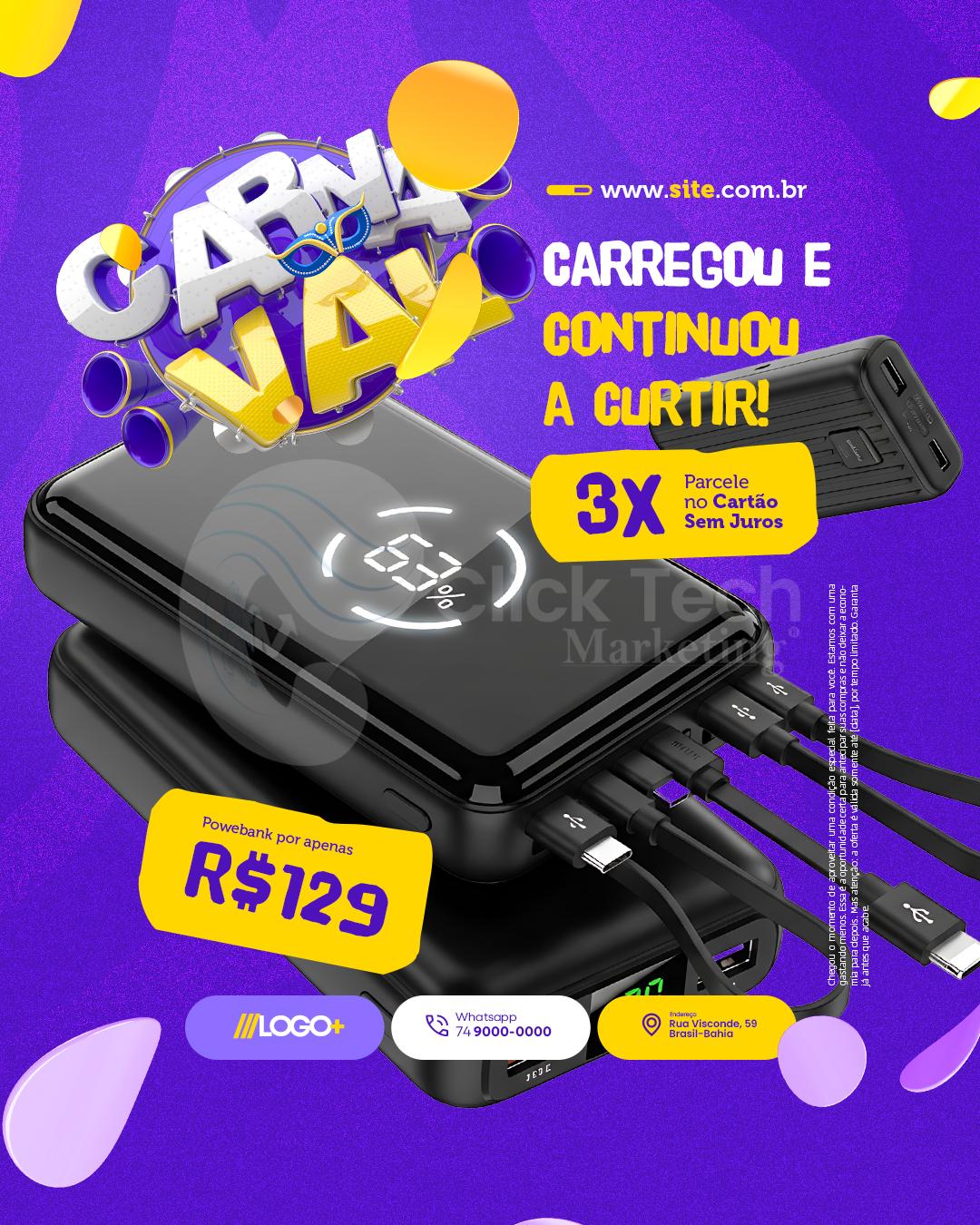 Carregou e continuou