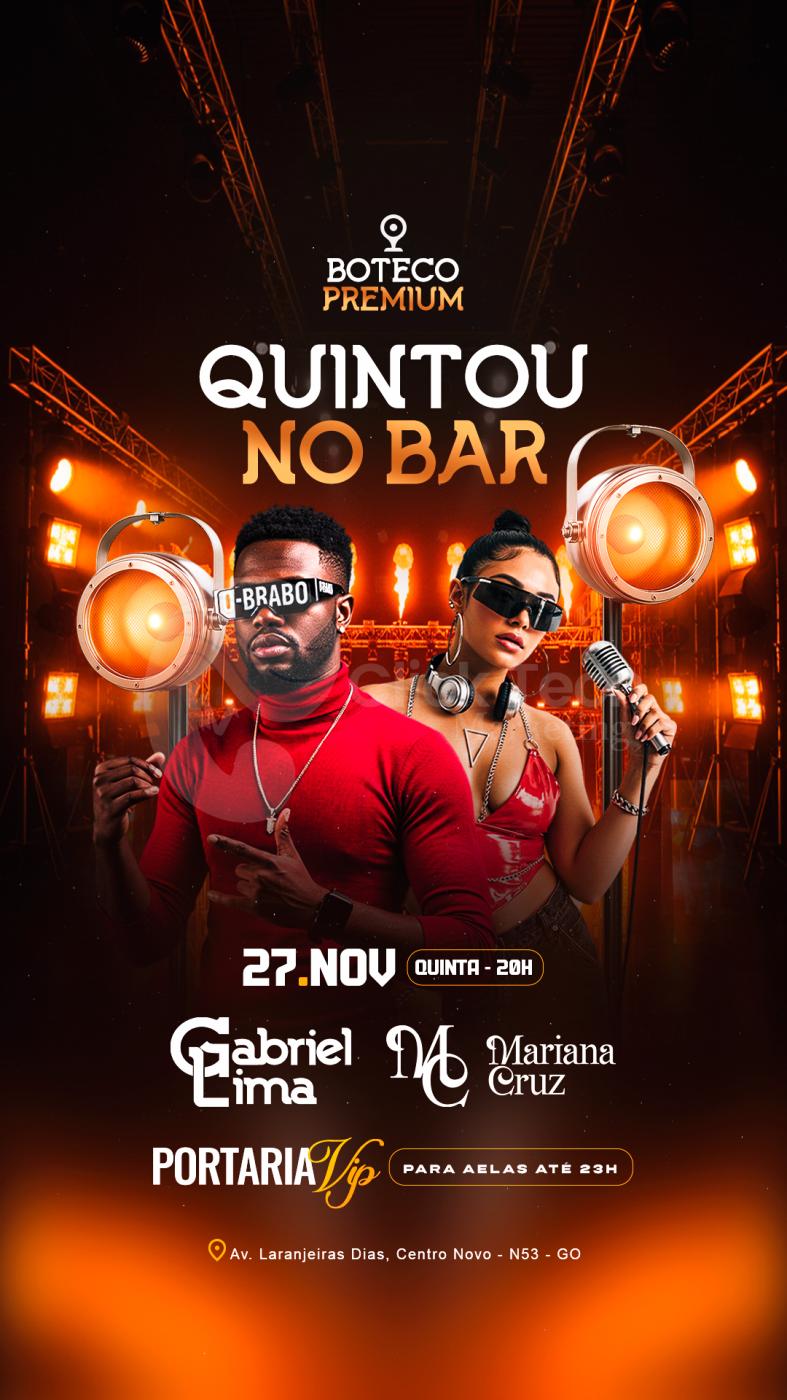 Show quintou no bar