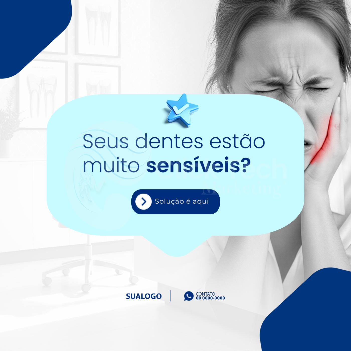 Seus dentes estão muito sensíveis