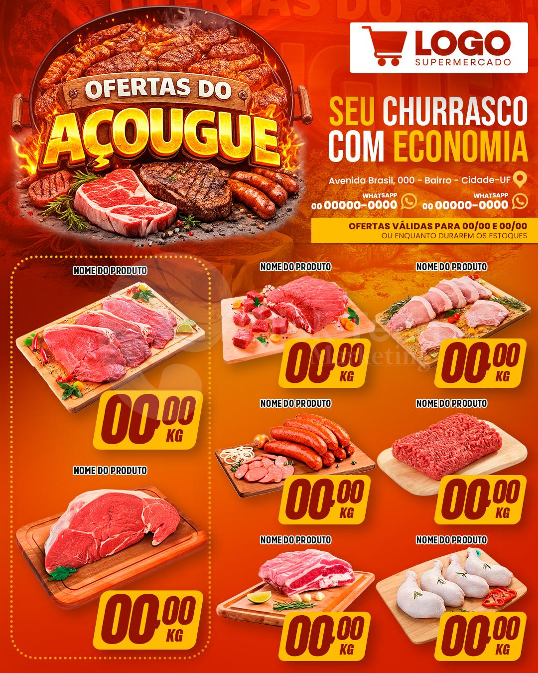 Seu churrasco com economia