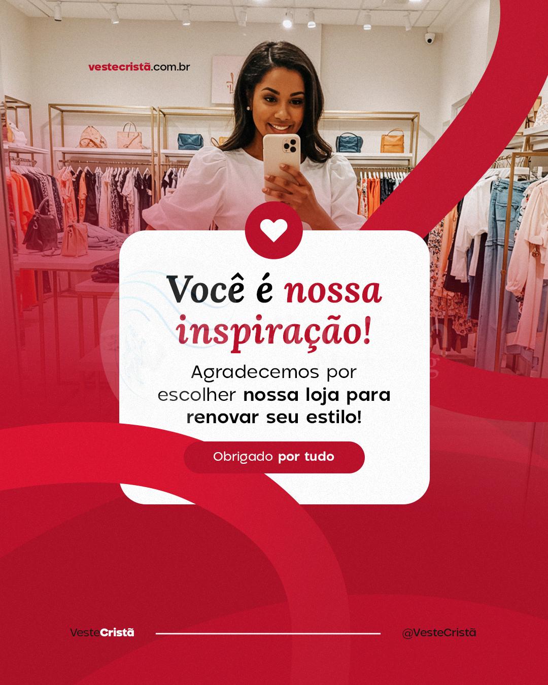 Você é nossa inspiração