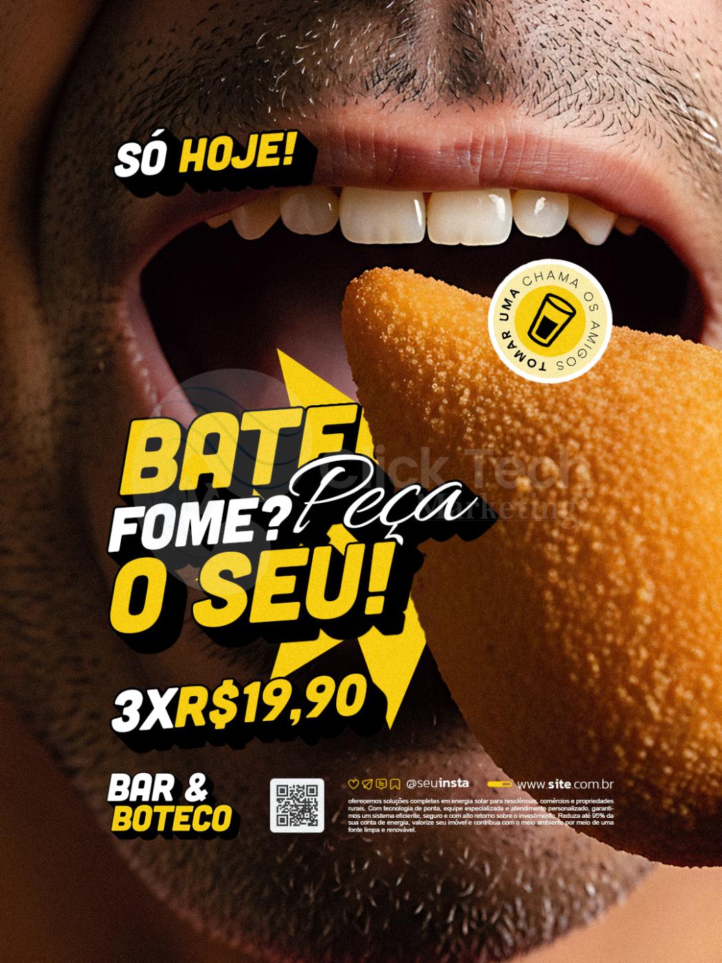 Bateu fome