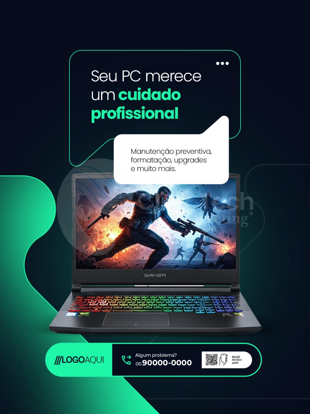 Seu pc merece um cuidado profissional