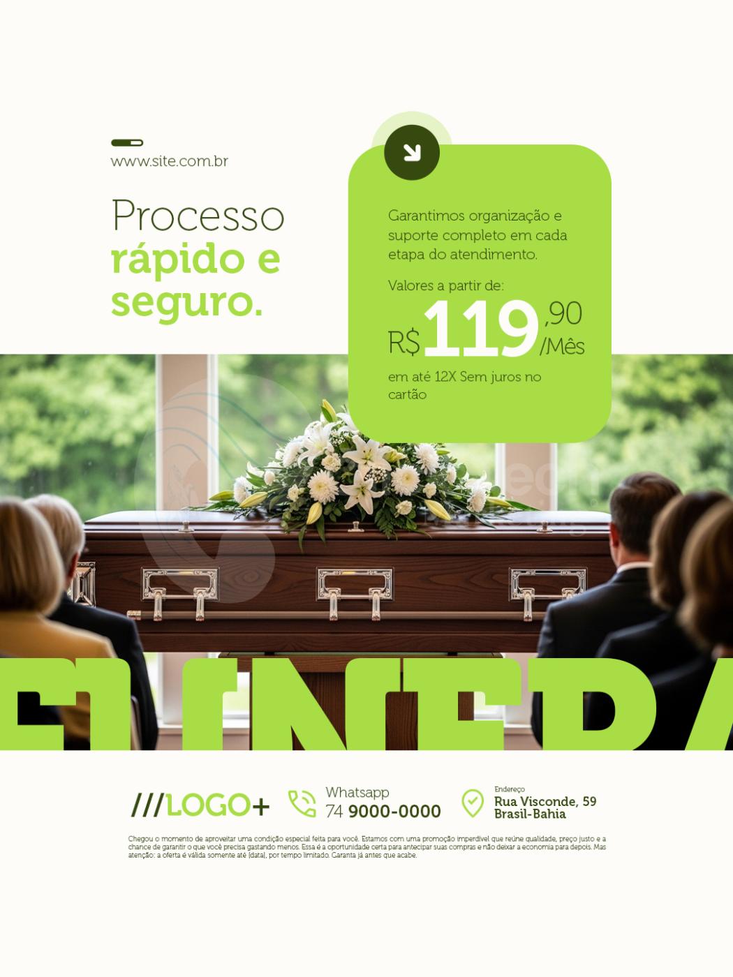 Processo rápido e seguro