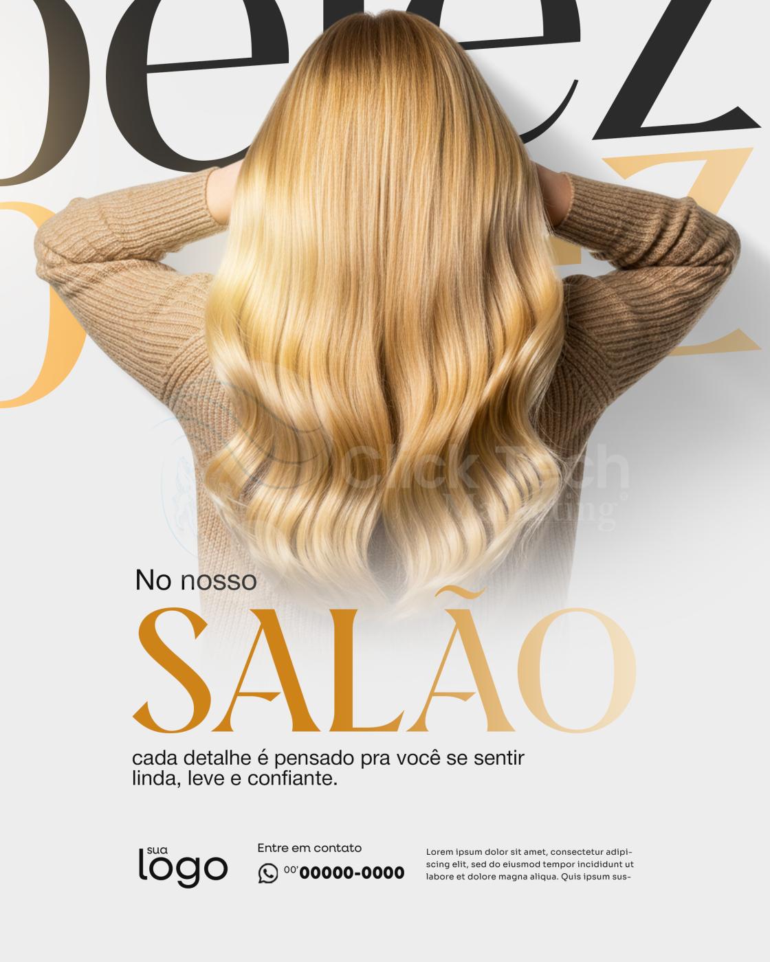 No nosso salão
