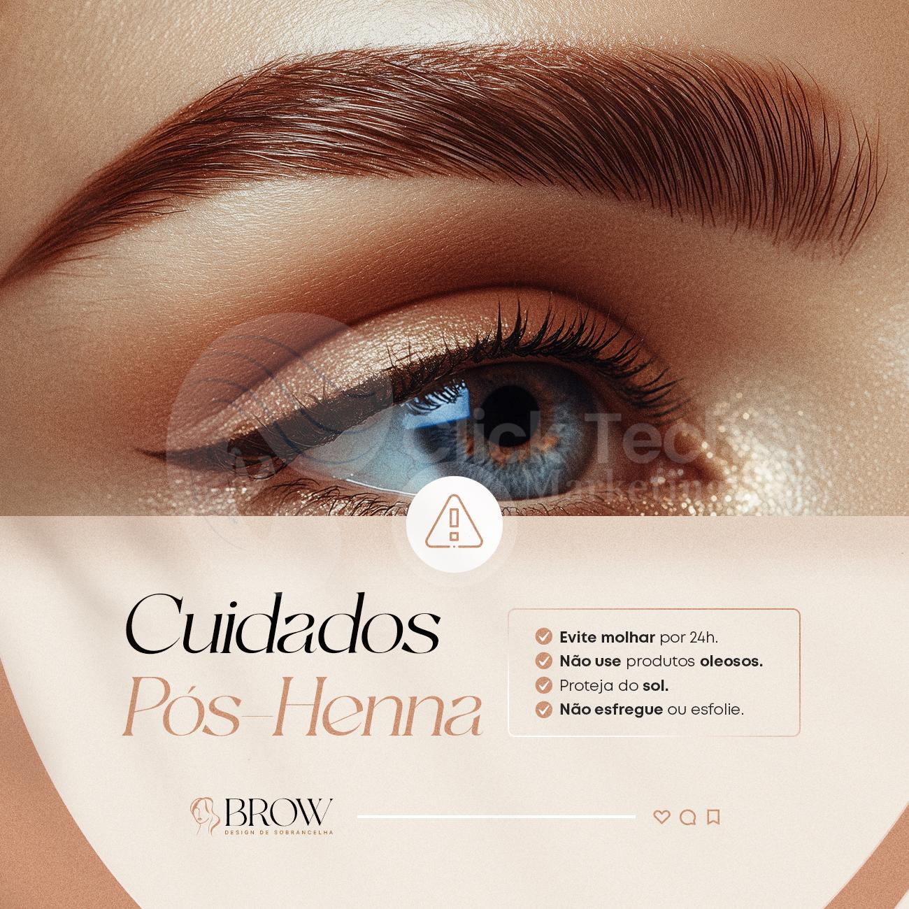 Cuidados pós henna