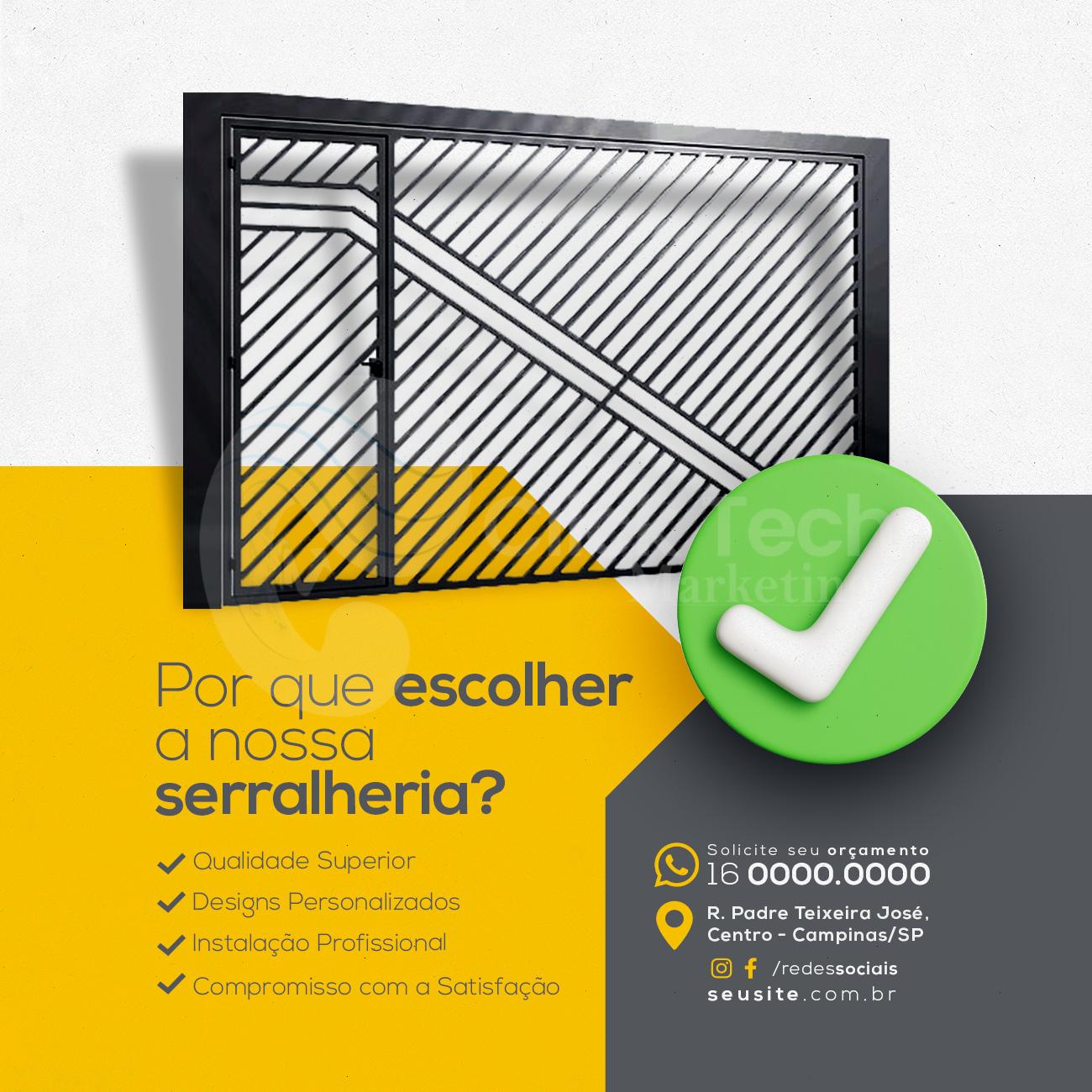 Por que escolher a nossa serralharia