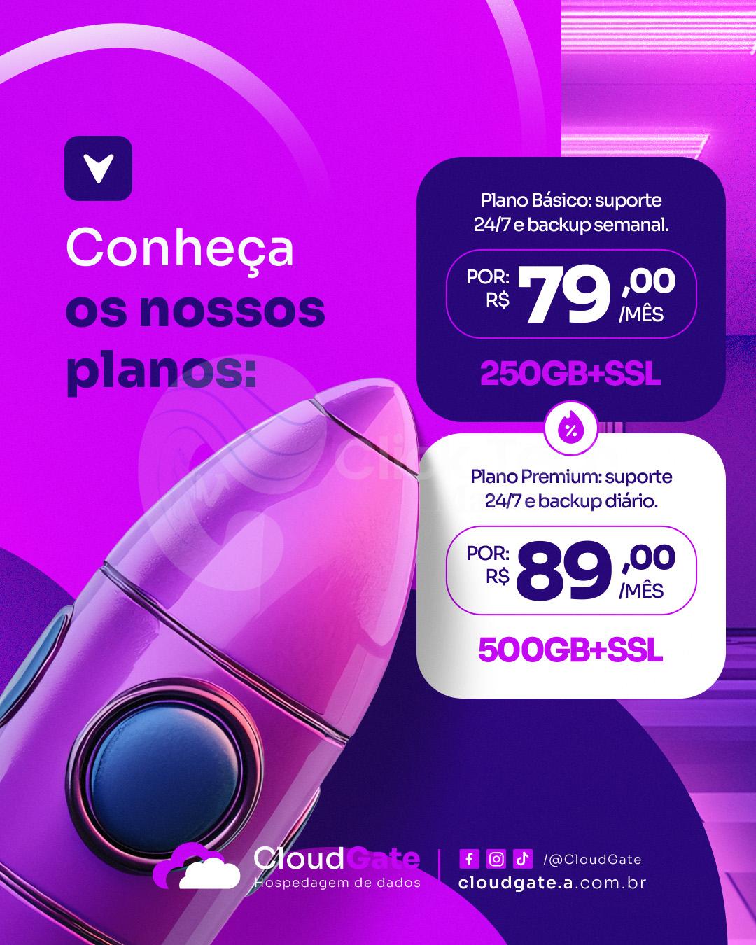 Conheça os nossos planos