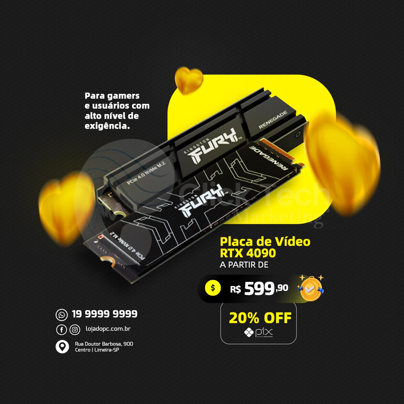 Para gamers e usúarios