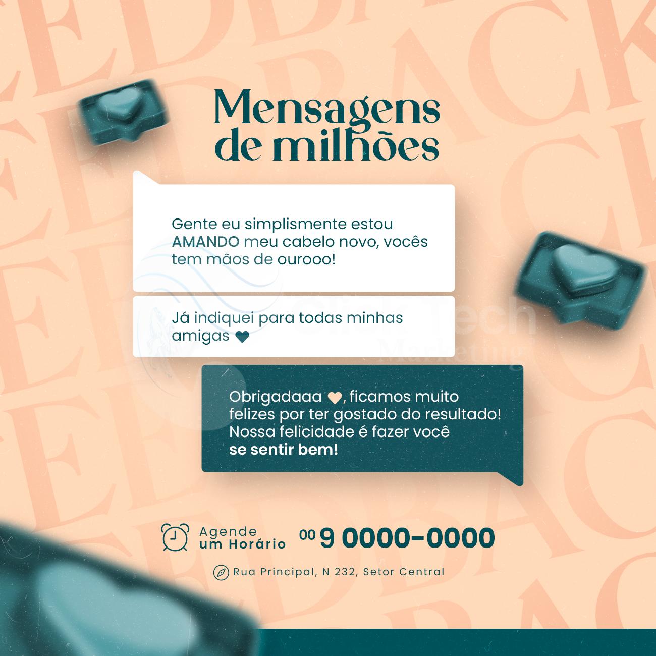Mensagens de milhões