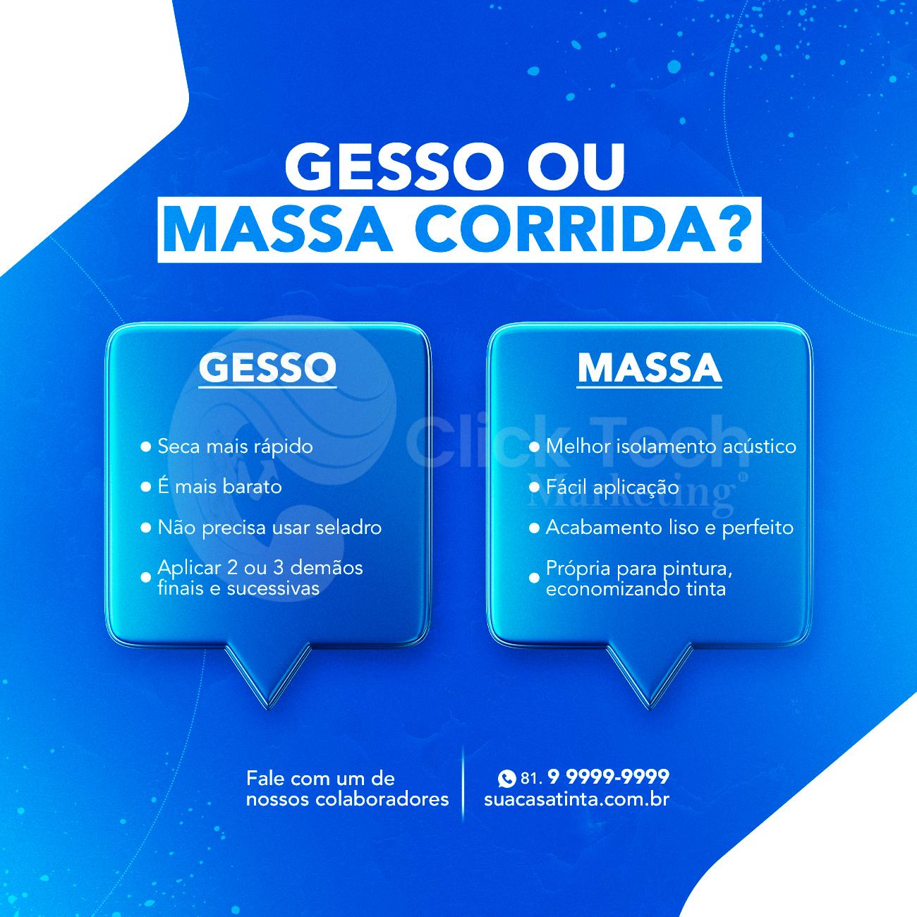 Gesso ou massa