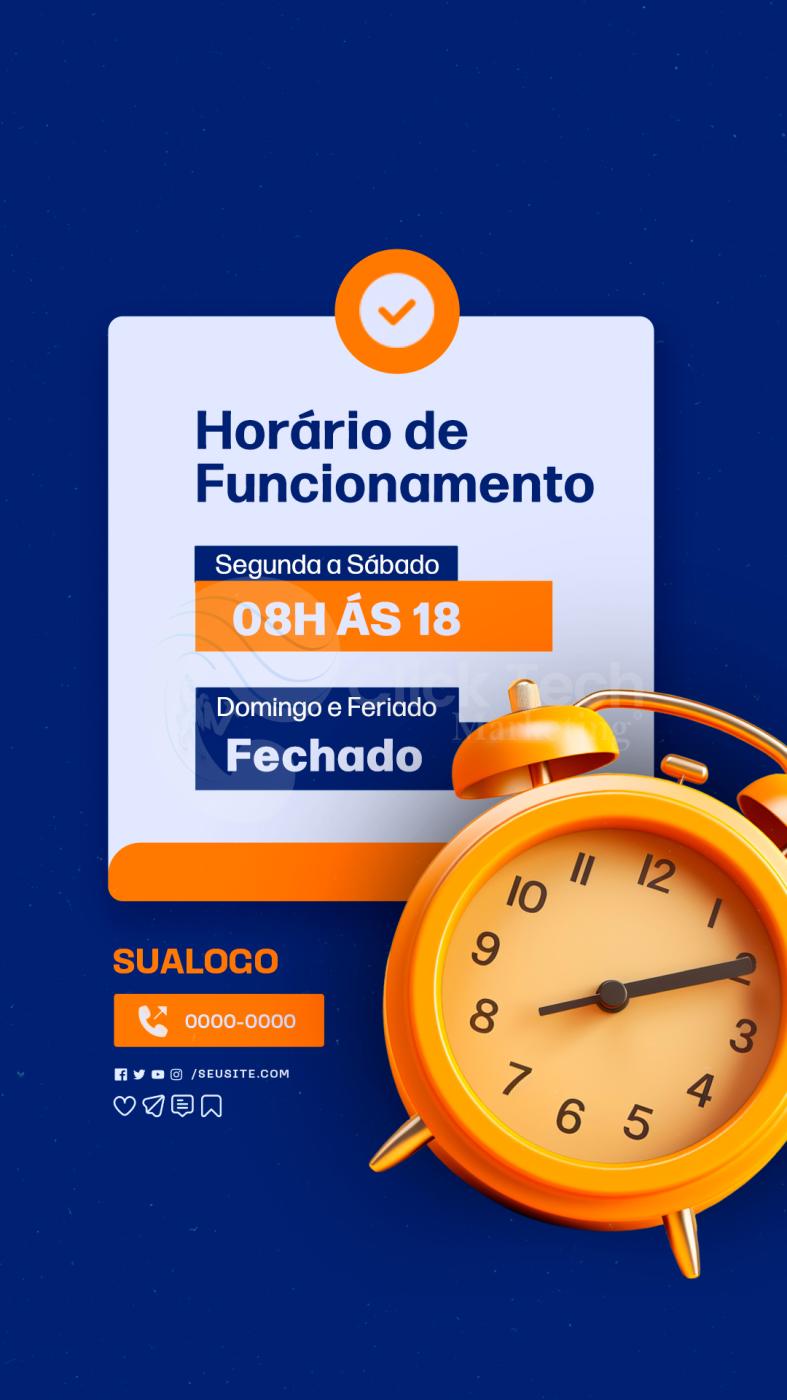 Horário de funcionamento