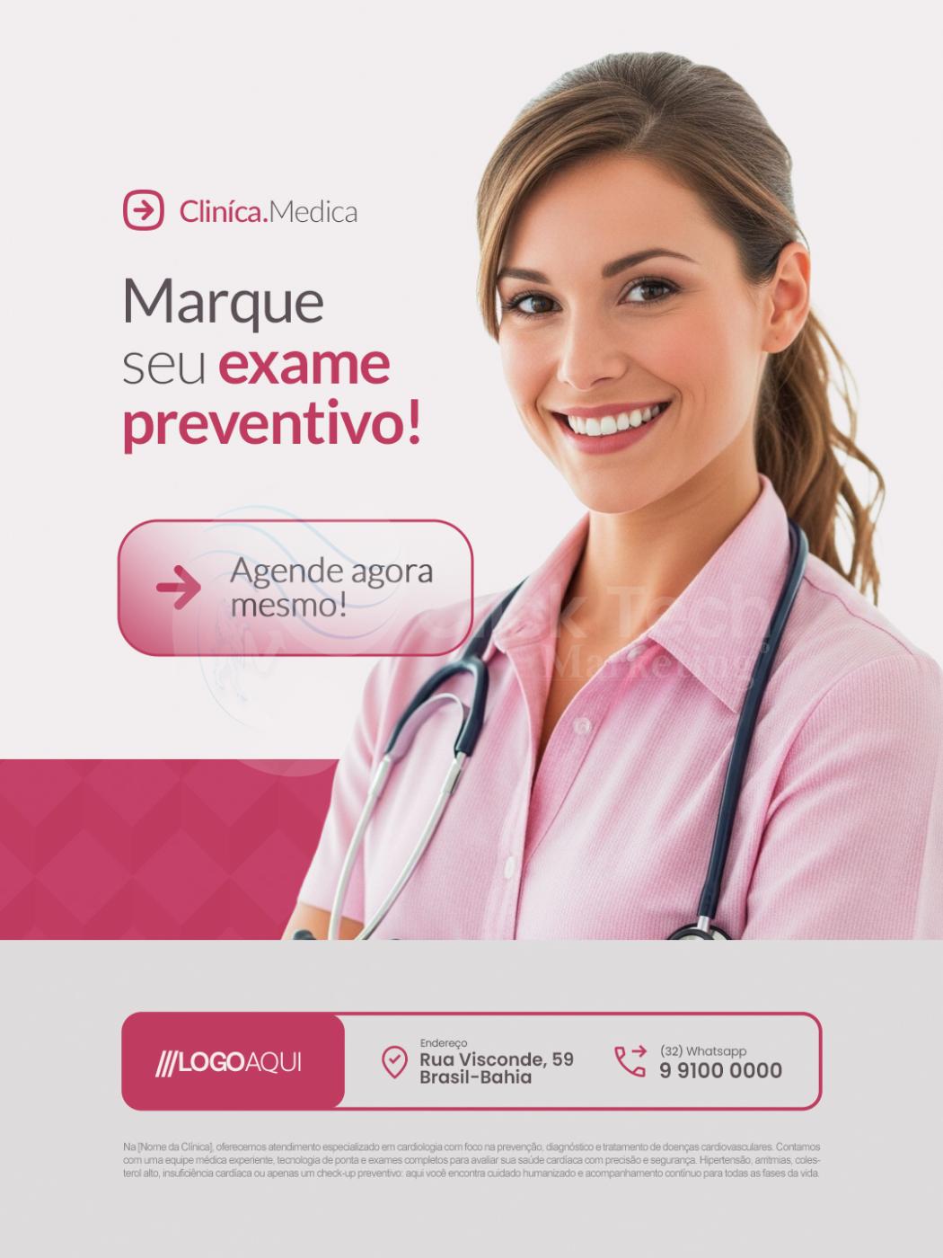 Marque seu exame preventivo