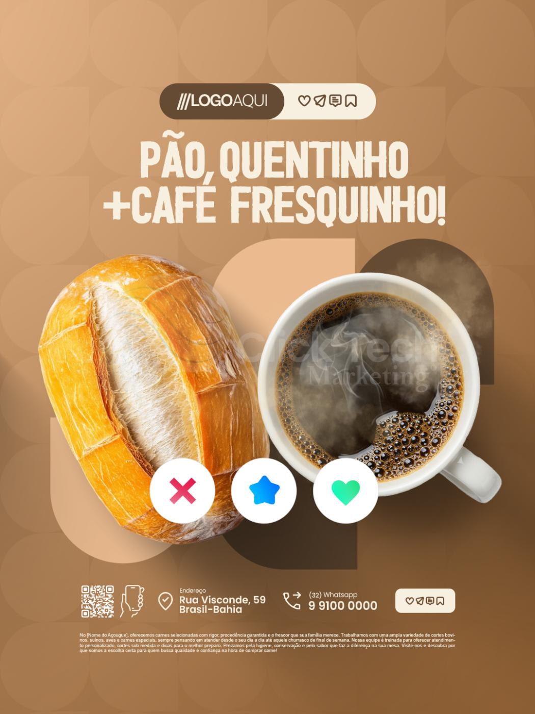 Pão quentinho