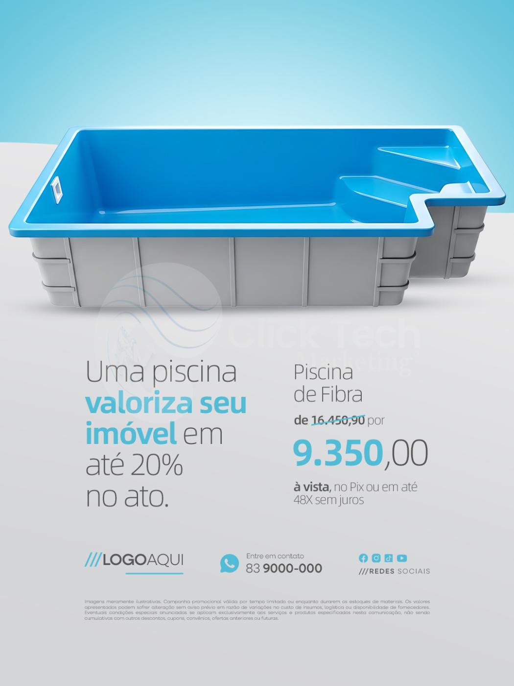 Uma piscina valoriza