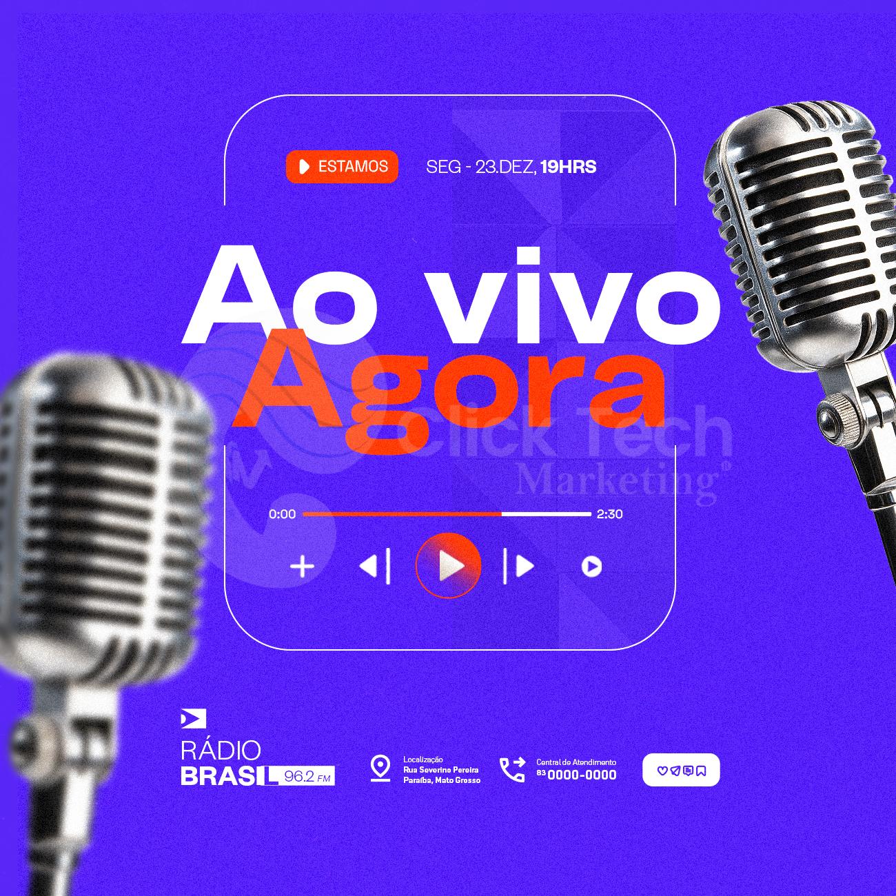 Ao vivo agora