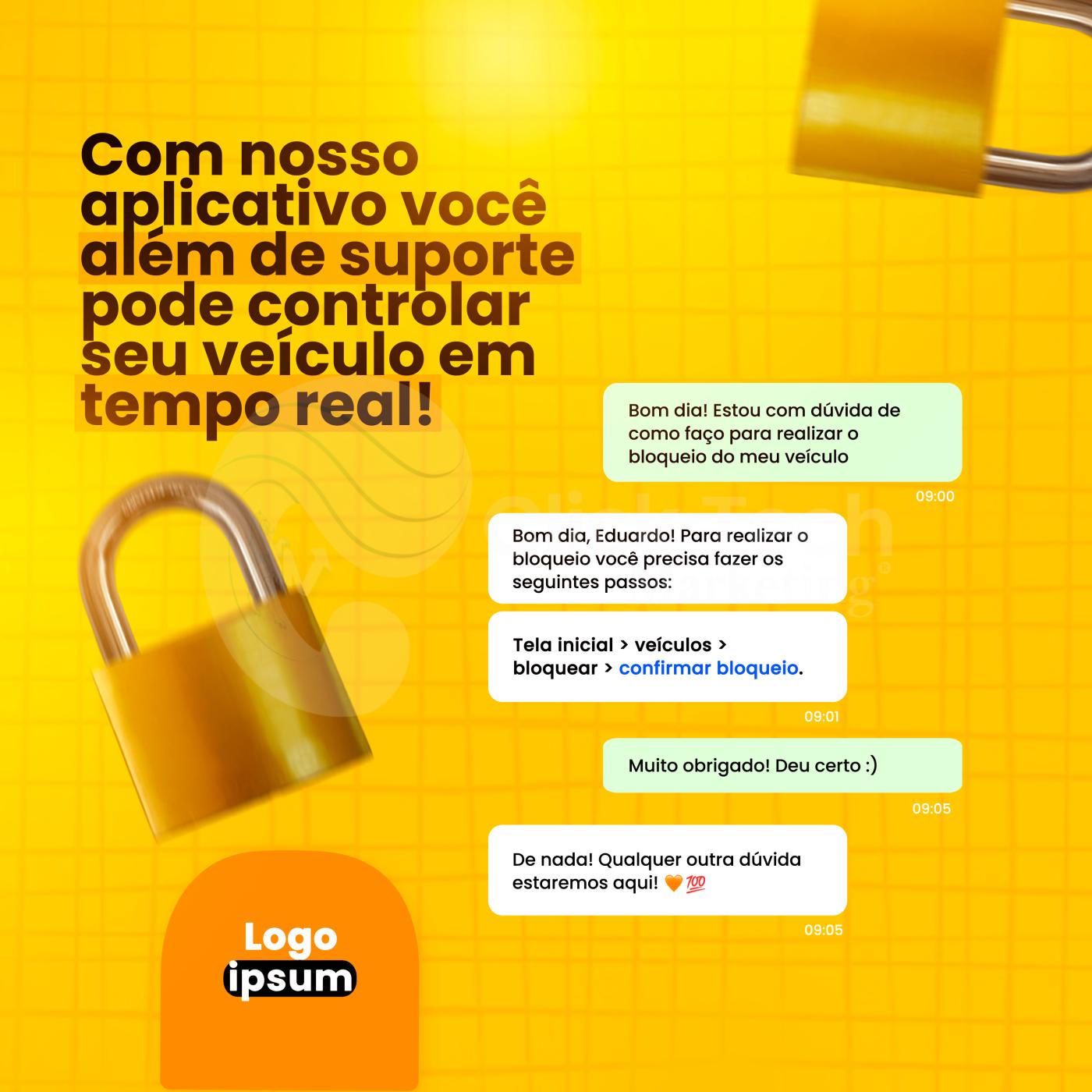 Com nosso aplicativo