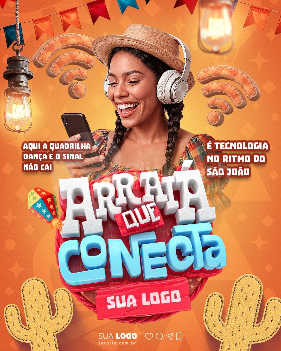 Arraiá que conecta