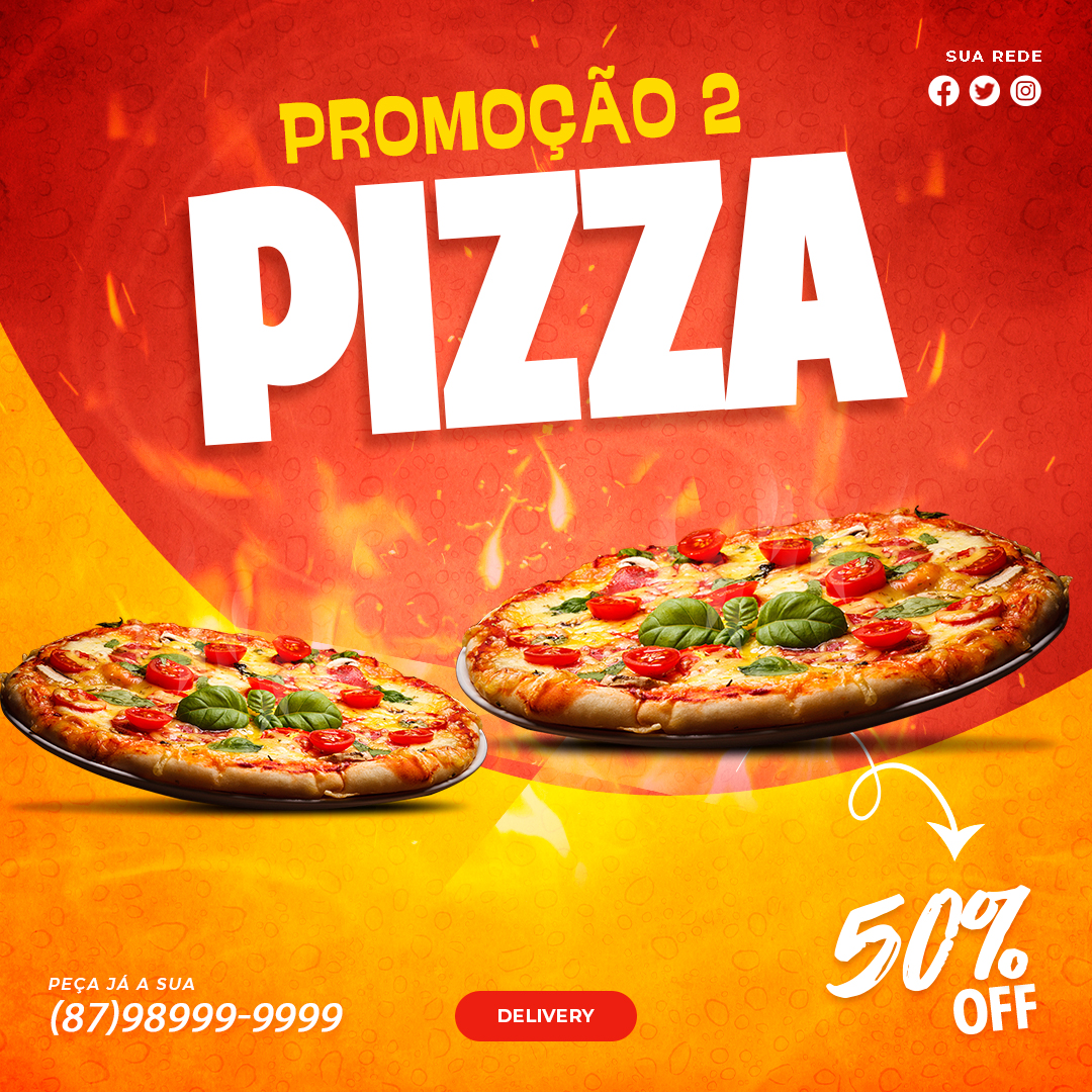 Promoção 2 pizza