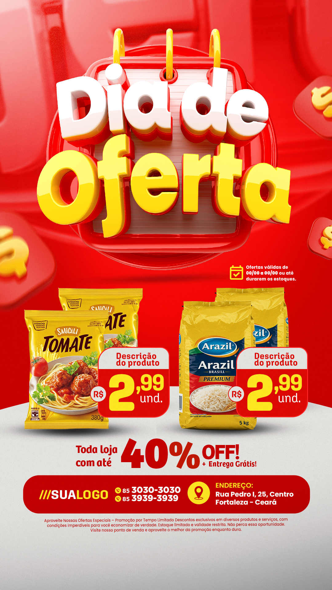 Oferta do dia varejo