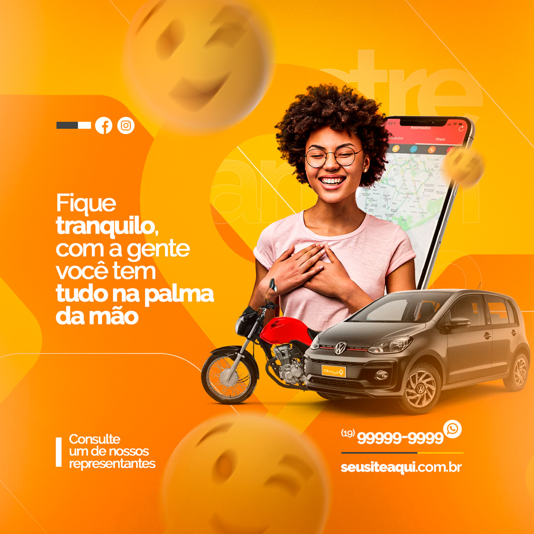 Fique tranquilo com a gente você tem tudo na palma de mão