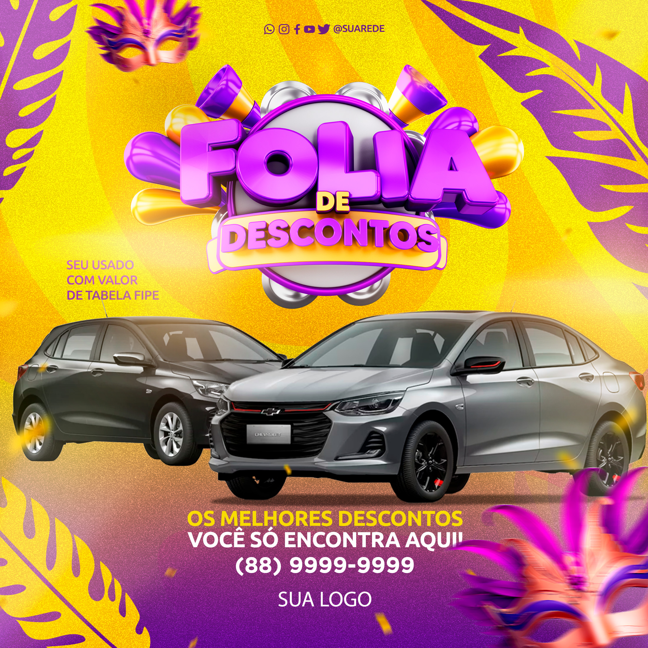 Folia de descontos