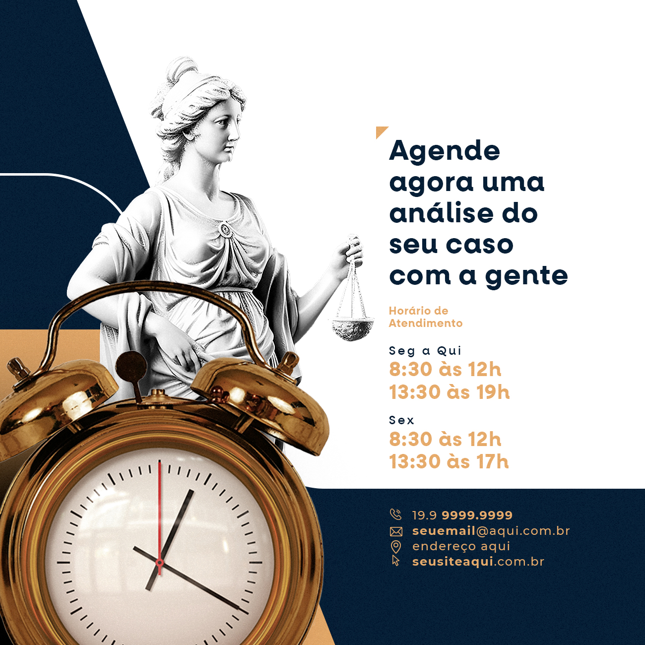 Agende agora um análise do seu caso