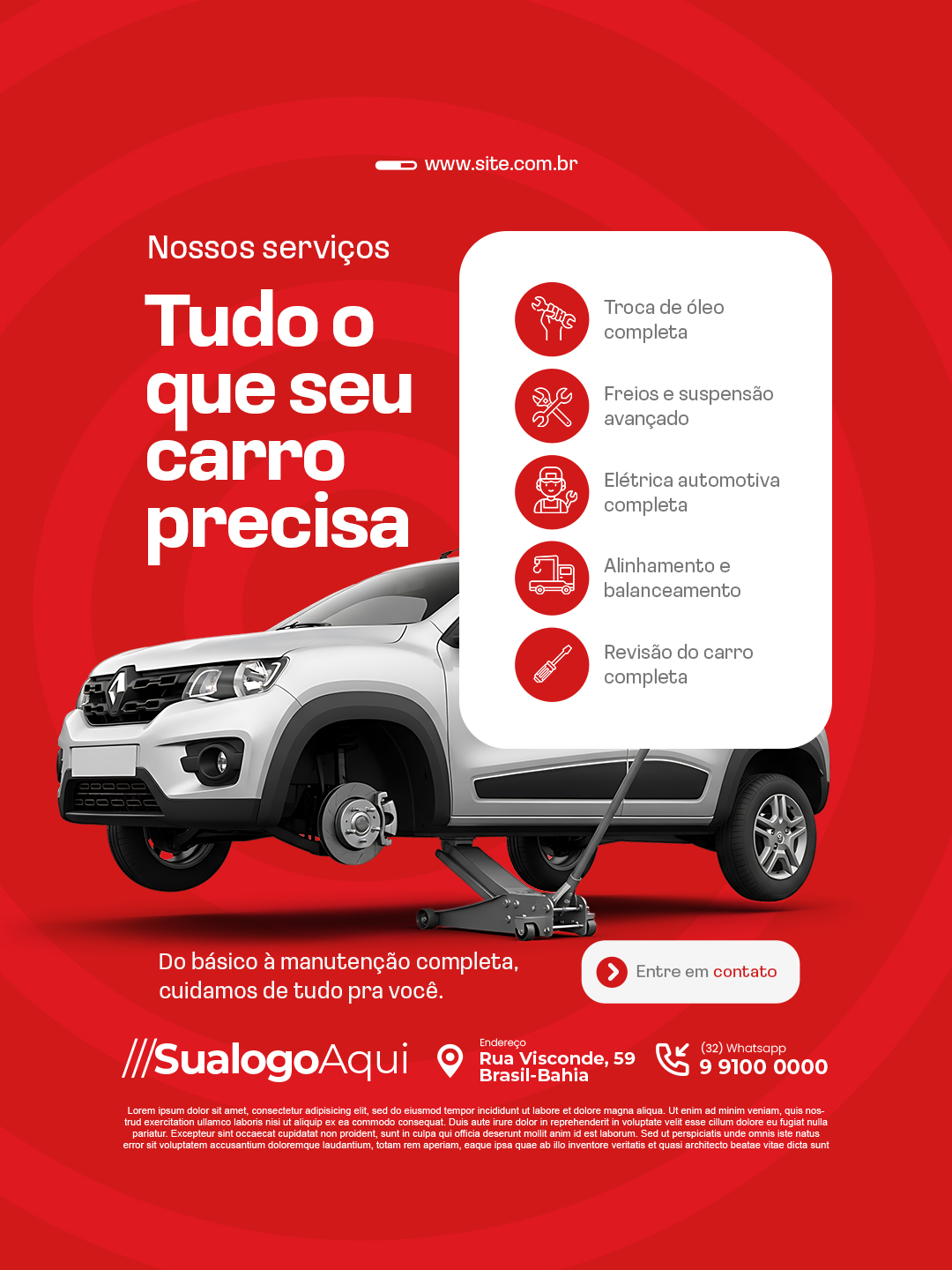 Tudo que o seu carro precisa oficina