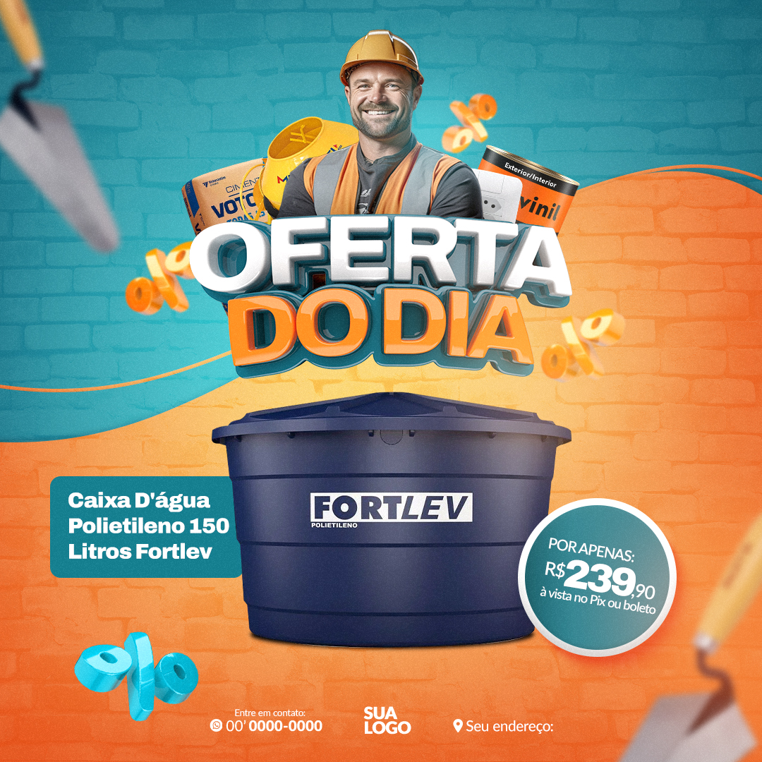 Oferta do dia caixa d água