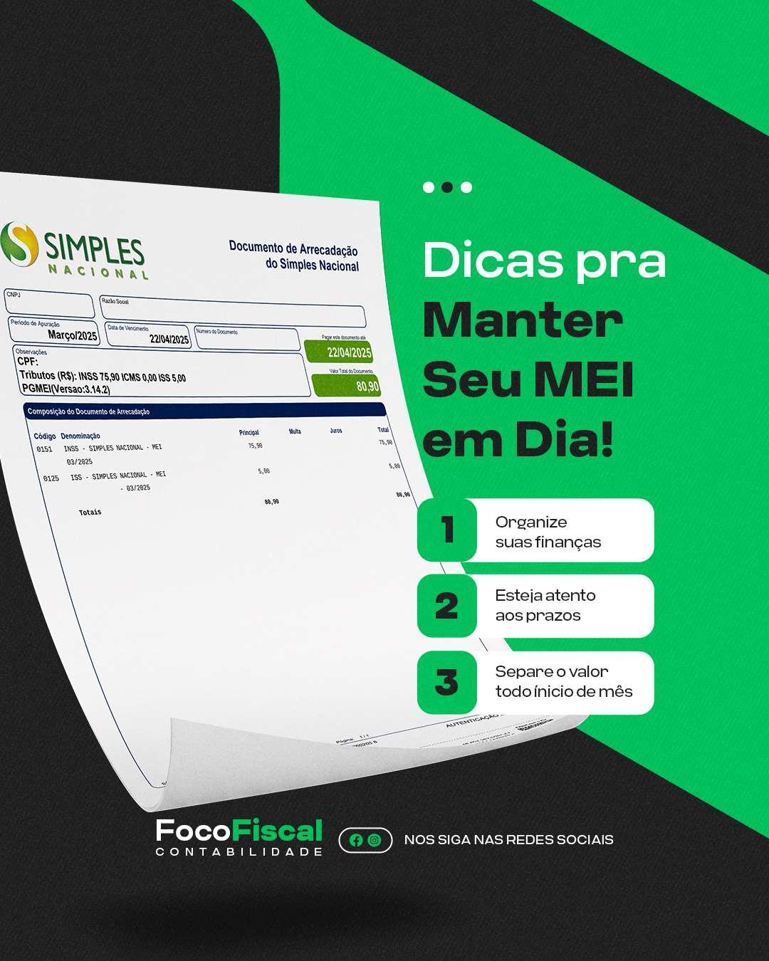 Dicas para manter seu mei em dia