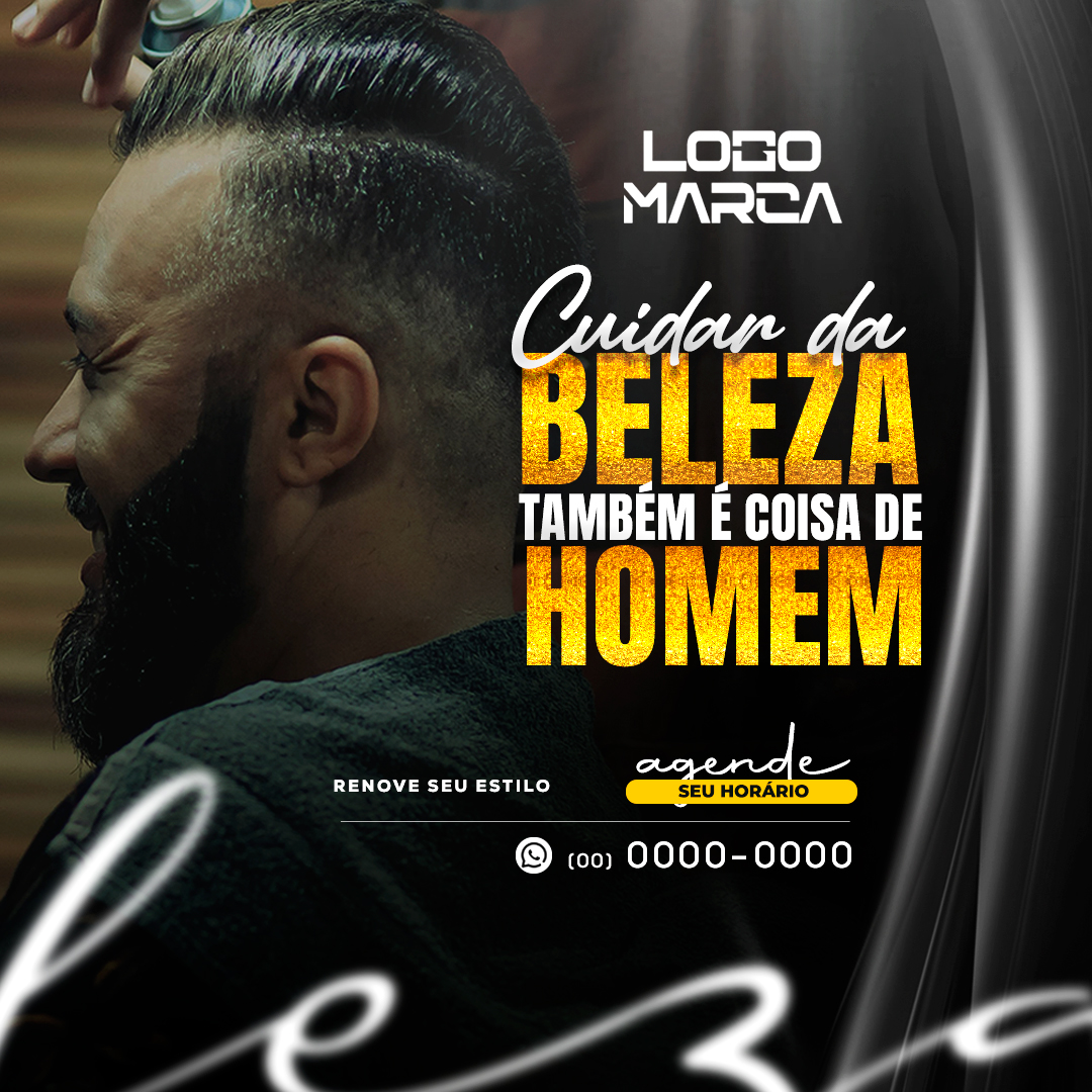 Cuidar da beleza também é coisa de homem