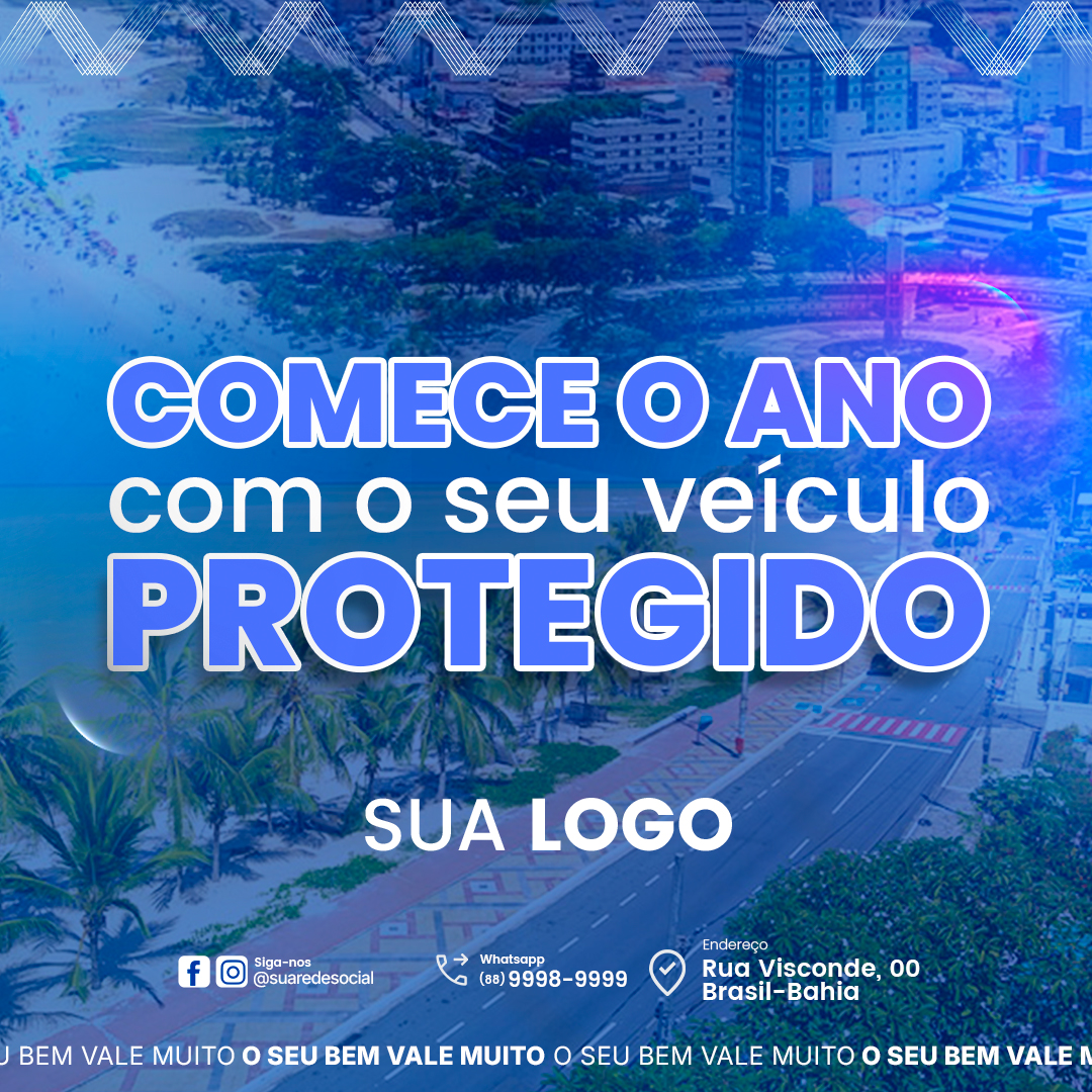 Comece o ano com o seu veículo protegido
