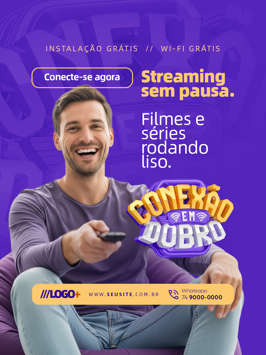 Streaming sem pausa