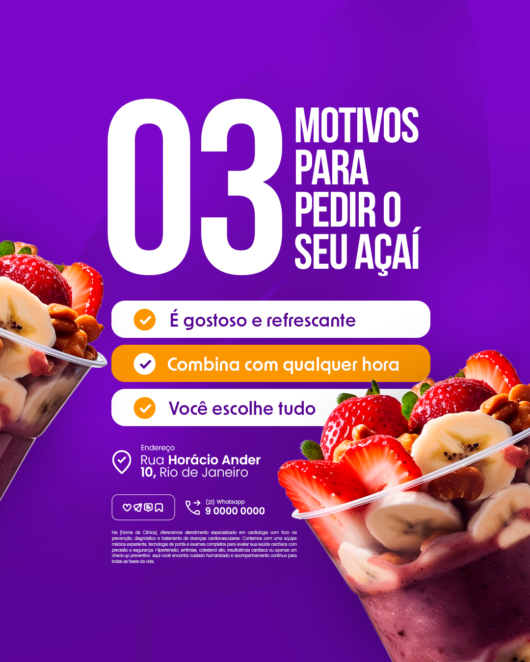3 motivos para pedir seu açaí