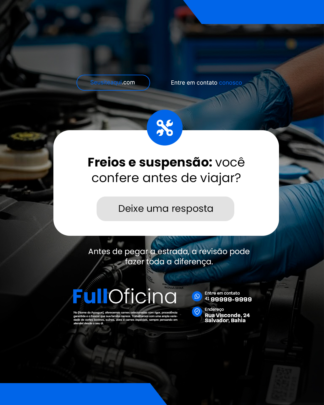 Freios e suspensão