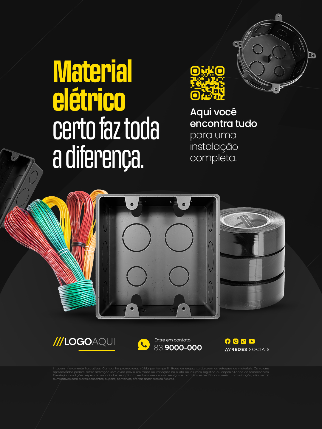 Material elétrico certo faz toda a diferença