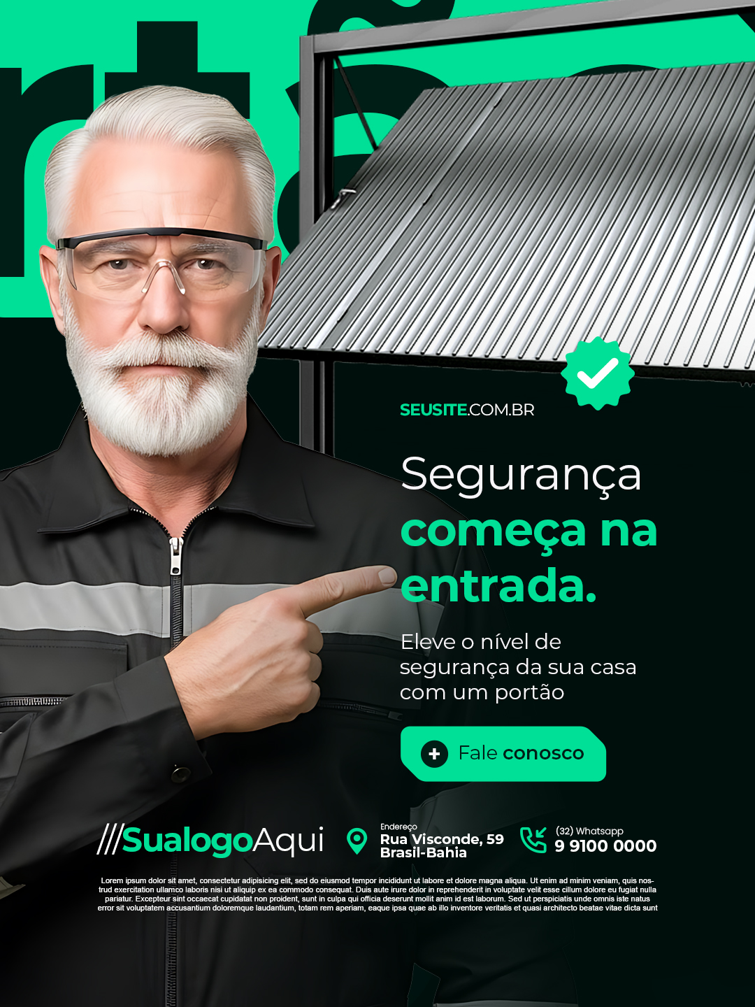 Segurança começa na entrada