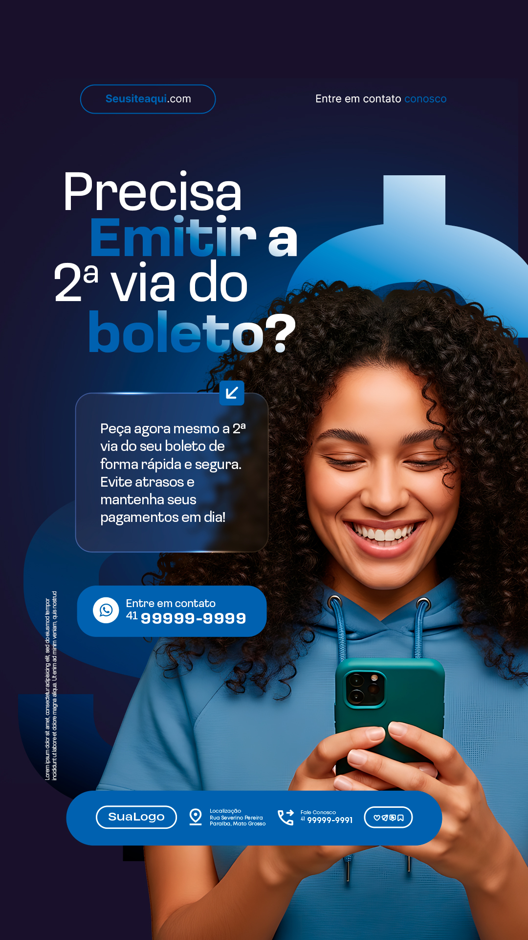 Precisa emitir a 2 via do boleto