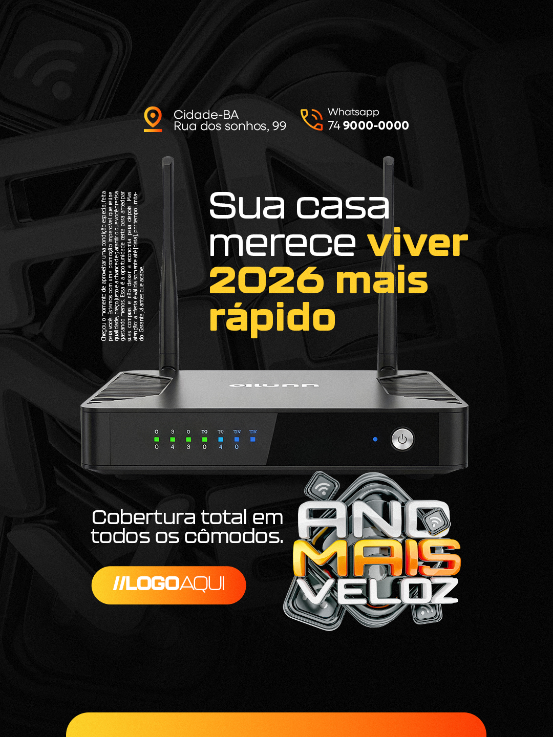 Sua casa merece viver 2026 mais rápido