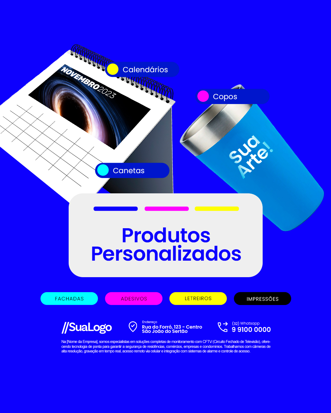 Produtos personalizados